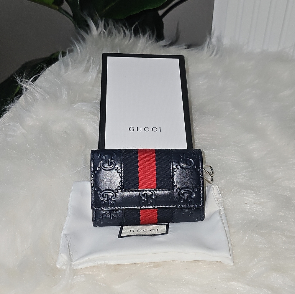 Authentic Gucci Key Case Sherry Line - Picture 16 of 16